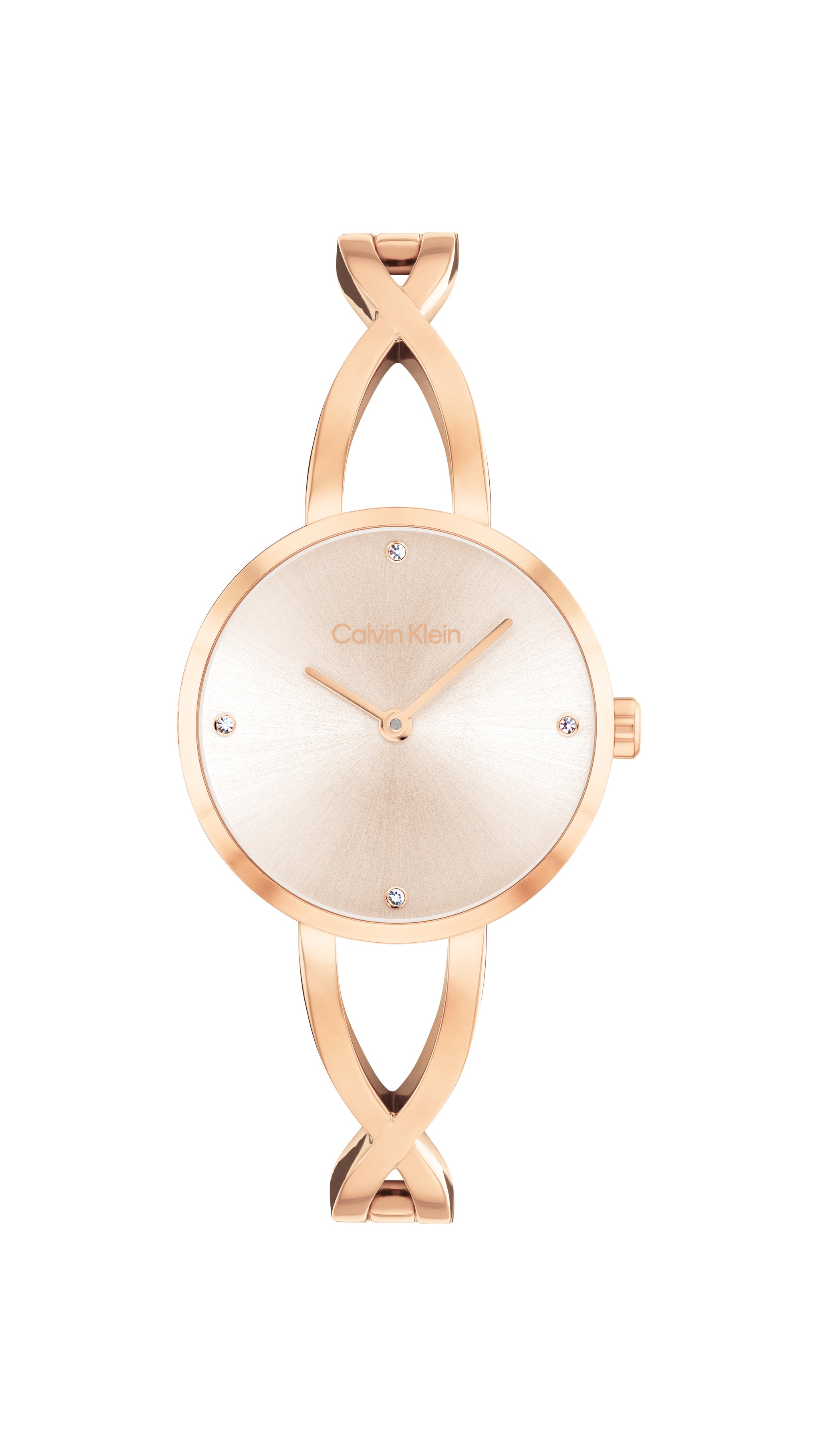 Calvin Klein SCULPTED EMBRACE 28 mm Blue Dial Women Watch 25100116