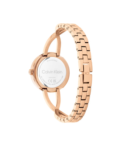 Calvin Klein SCULPTED EMBRACE 28 mm Blue Dial Women Watch-  25100116