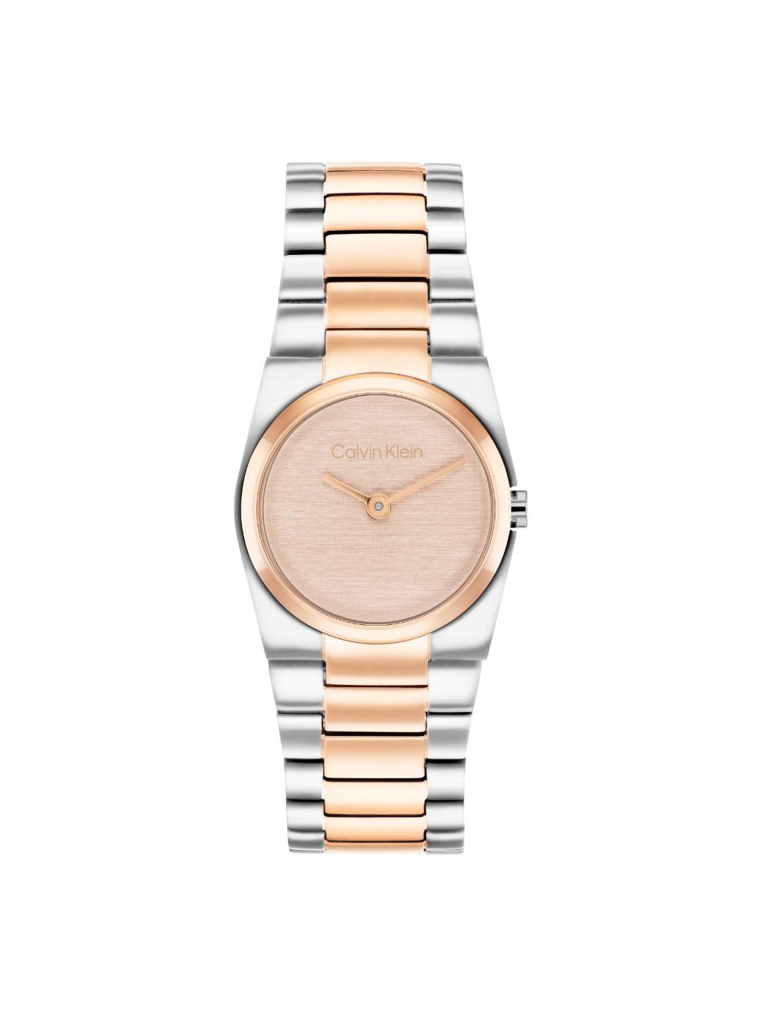 Calvin Klein Unite Carnation Gold 26 mm Dial Women Analog Watch 25100124