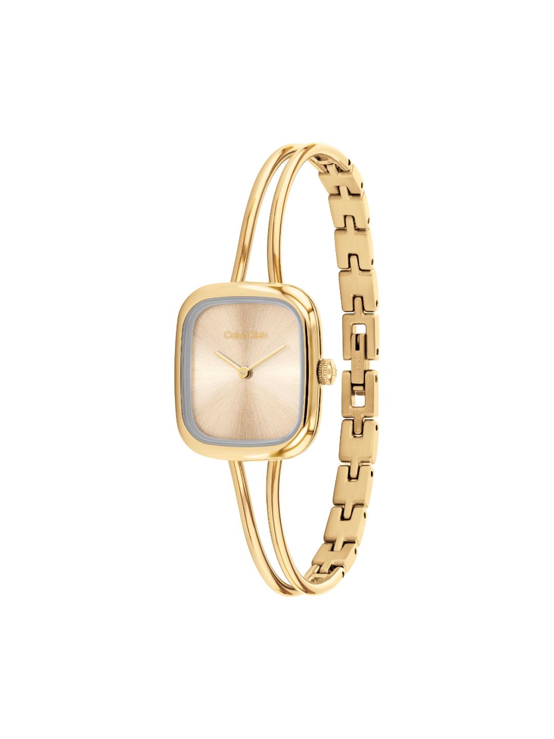 Calvin Klein Adore Gold 20.8 mm Dial Women Analog Watch 25100132