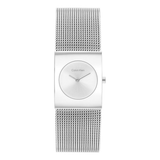 Calvin Klein Pulse Silver 21.5 mm Dial Women Analog Watch 25100135