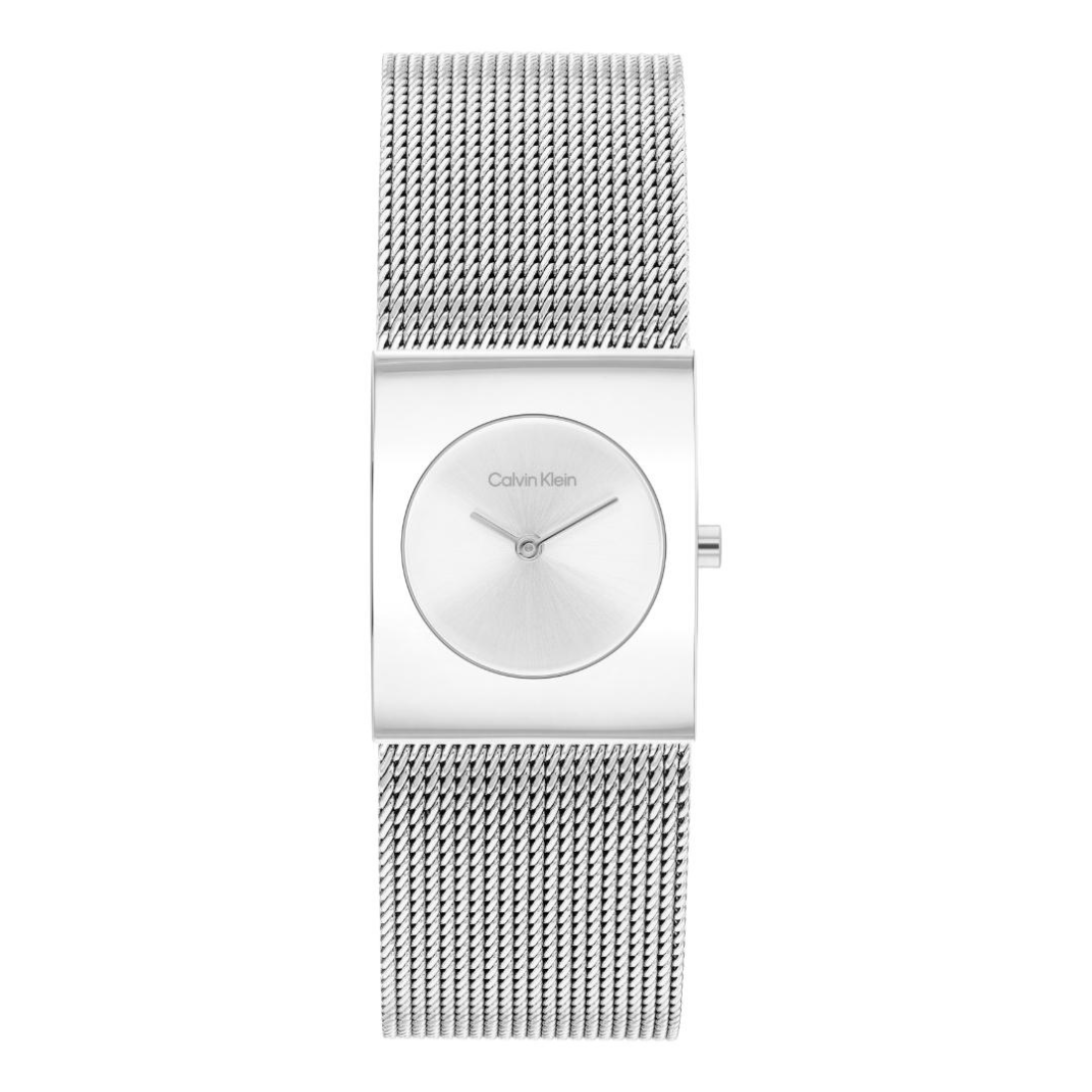 Calvin Klein Pulse Silver 21.5 mm Dial Women Analog Watch 25100135