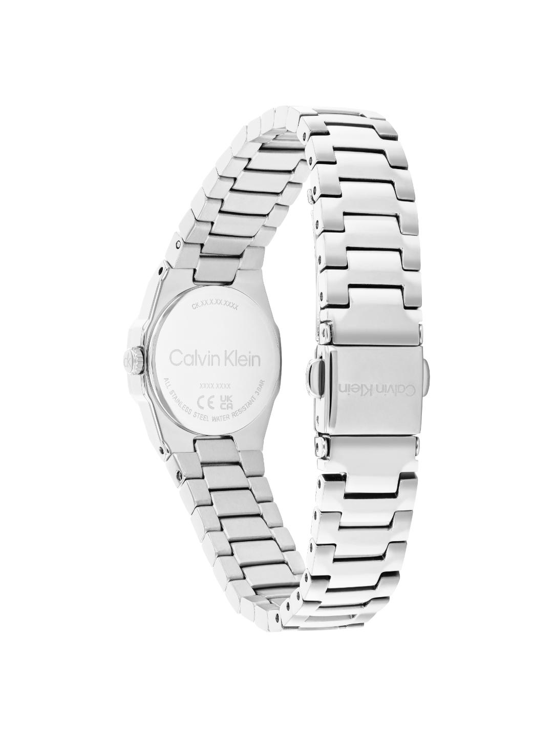 Calvin Klein Geometric Elegance White 23 mm Women Watch 25100141