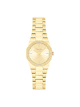 Calvin Klein Geometric Elegance Gold 23 mm Dial Women Watch 25100142