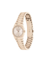 Calvin Klein Geometric Elegance Beige Gold 23 mm Dial Women Watch 25100144
