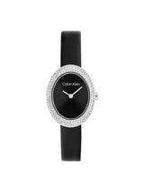 Calvin Klein Twisted Bezel Black 24 mm Dial Women Analog Watch 25100145