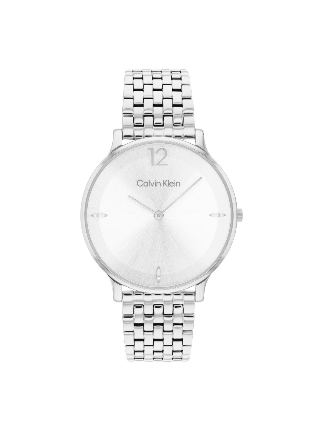 Calvin Klein Luxe White 34 mm Dial Women Analog Watch 25100169