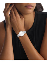 Calvin Klein Luxe White 34 mm Dial Women Analog Watch 25100169