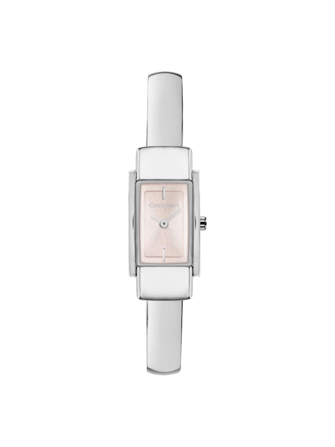 Calvin Klein Moderne Qtz Basic Mini Blush Rectangle Dial Women's Watch 25100182