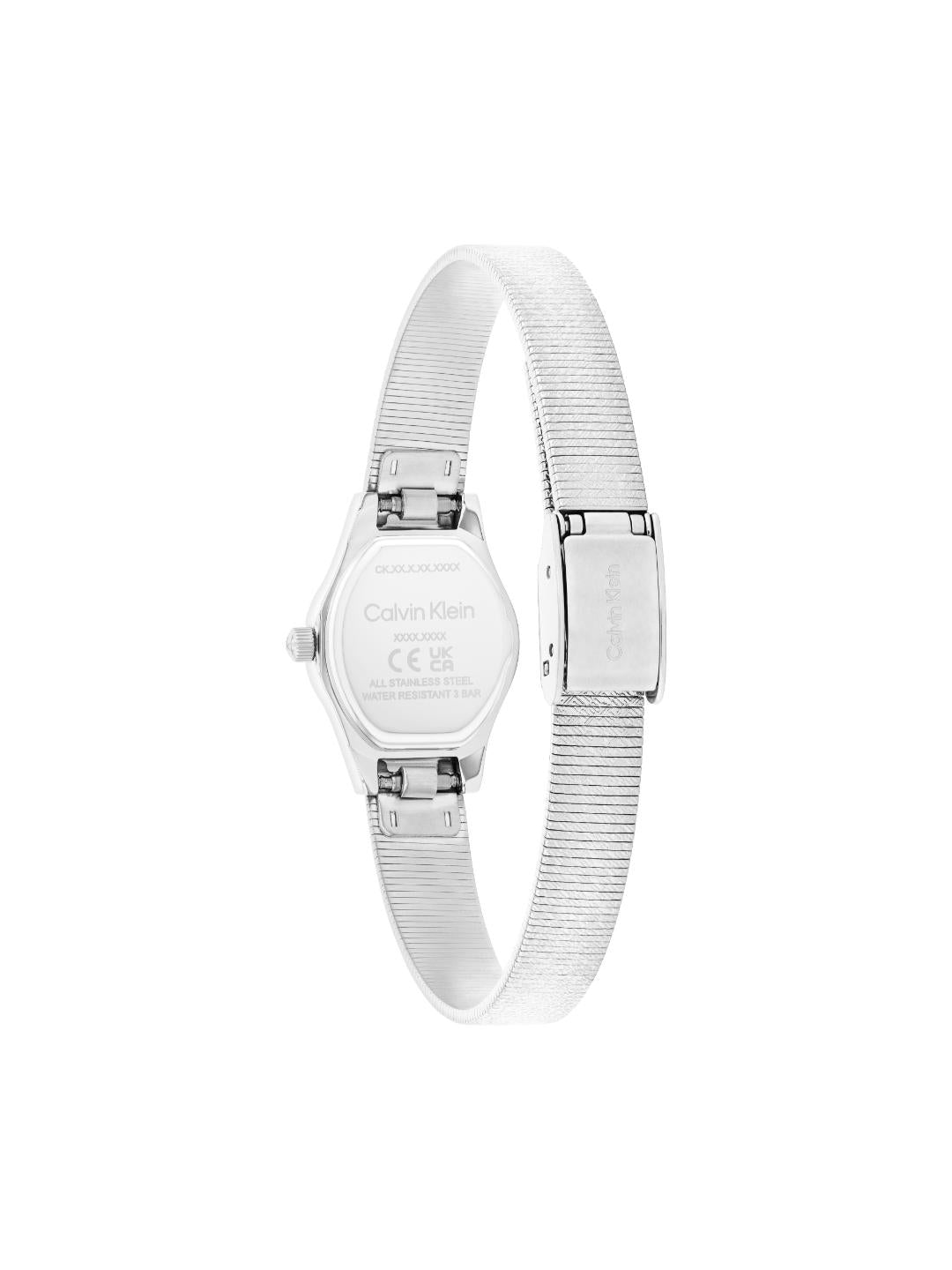 Calvin Klein Contemporary White 18 mm Dial Women Analog Watch 25100192