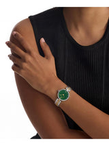 Calvin Klein Gleam Qtz Basic Slim Green Round Dial Women's Watch 25100224