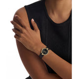 Calvin Klein Gleam Qtz Basic Slim Black Color Round Dial Women's Watch 25100230