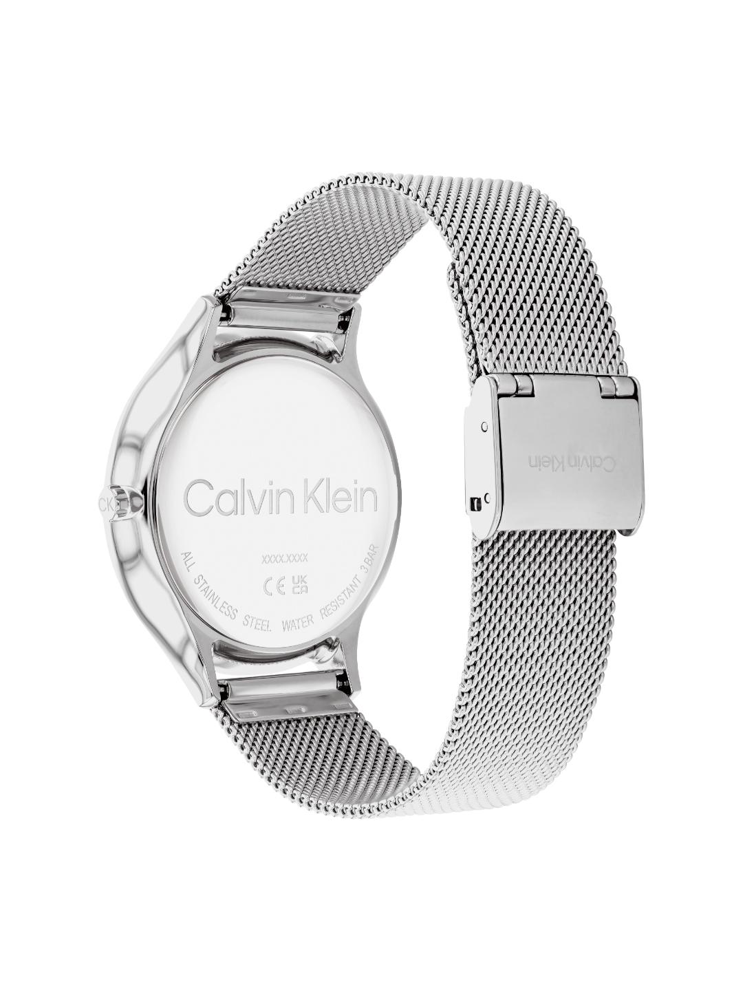 Calvin Klein Timeless Mesh Silver 38 mm Dial Women Analog Watch 25200001