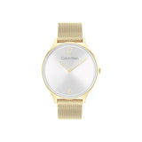 Calvin Klein TIMELESS MESH 38MM 38 mm Silver Dial Women Analog Watch 25200003