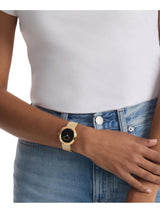 Calvin Klein Twisted Bezel Black 34 mm Dial Women Analog Watch 25200012