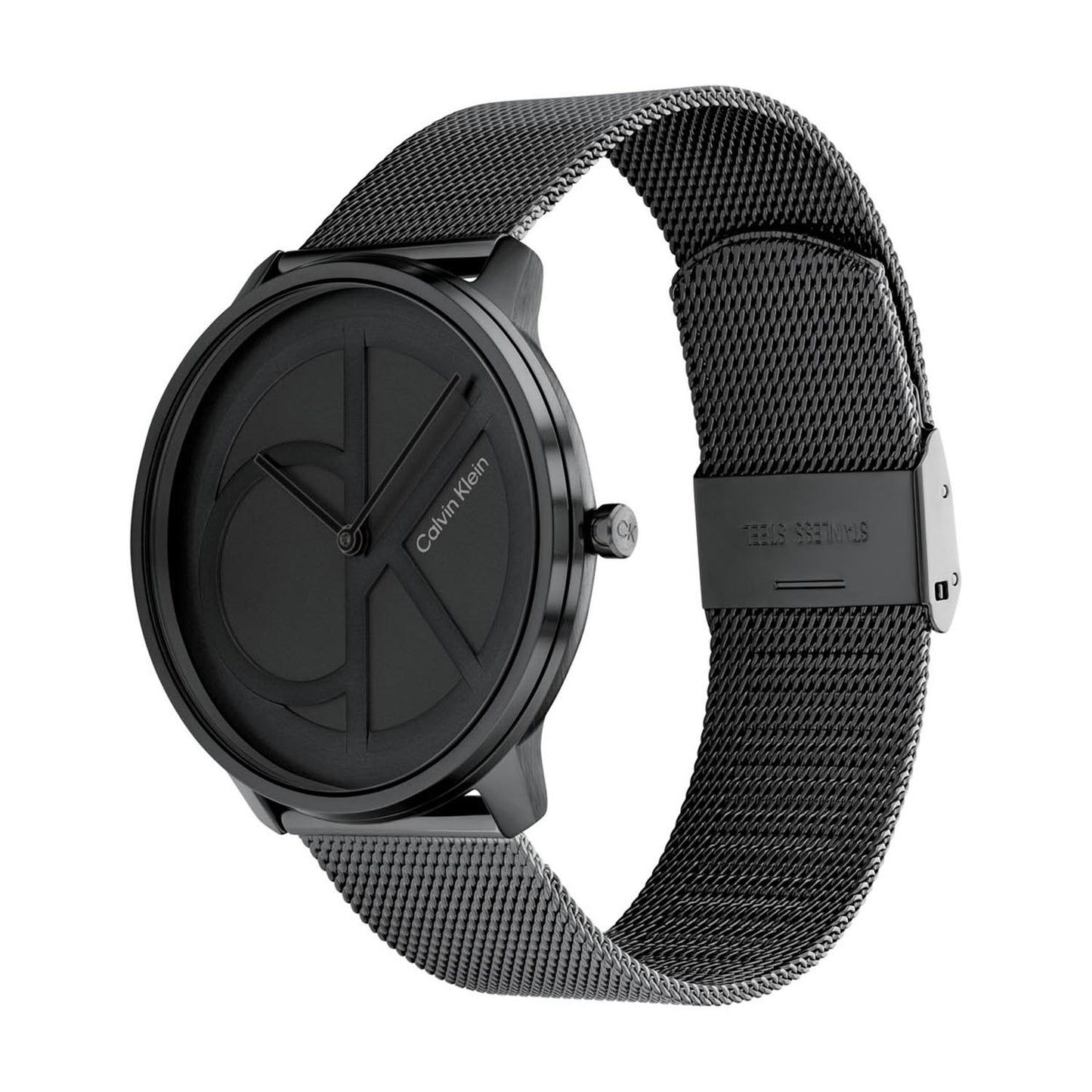 Calvin Klein CK ICONIC 40 mm Black Dial Unisex Watch-  25200028