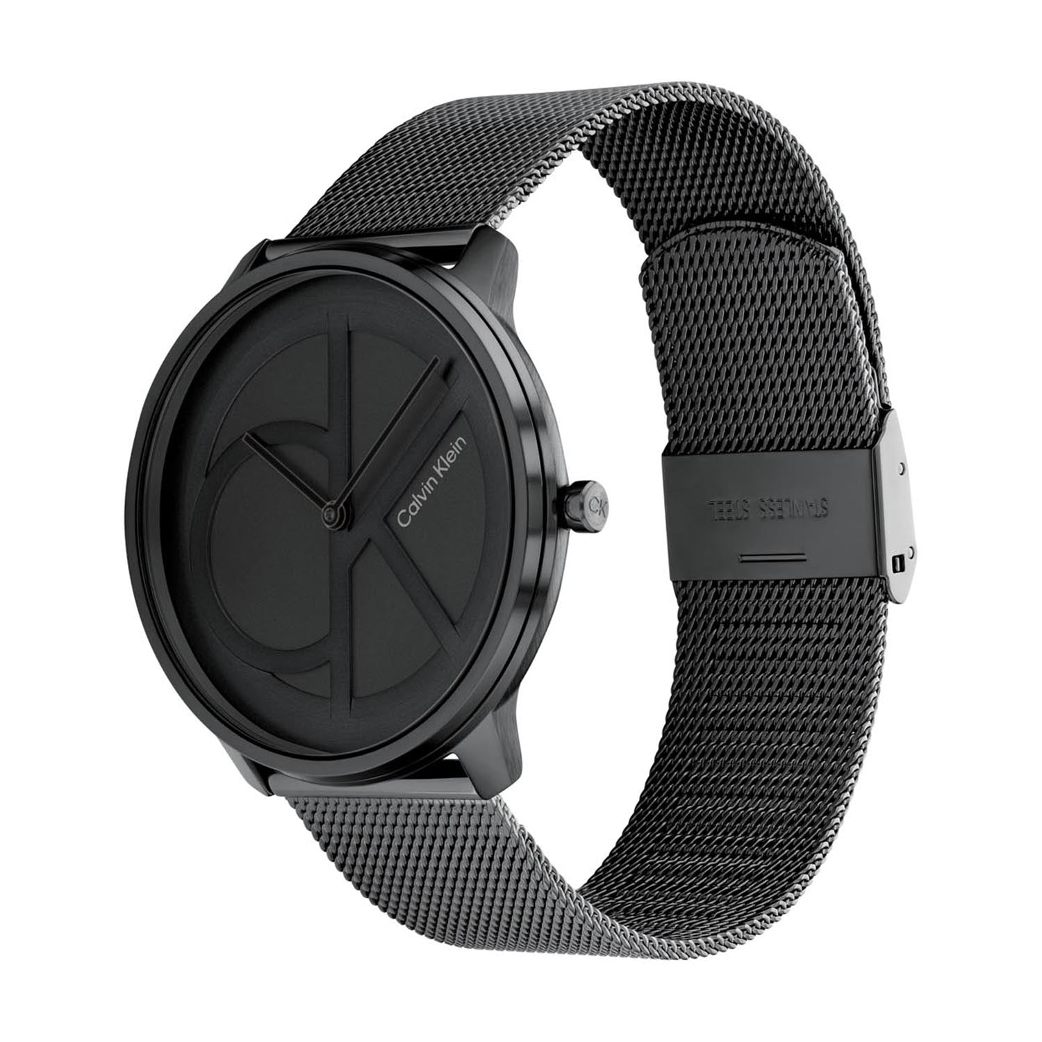 Calvin Klein CK ICONIC 40 mm Black Dial Unisex Watch 25200028