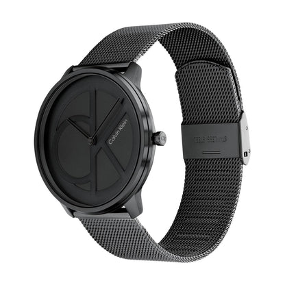 Calvin Klein CK ICONIC 40 mm Black Dial Unisex Watch-  25200028