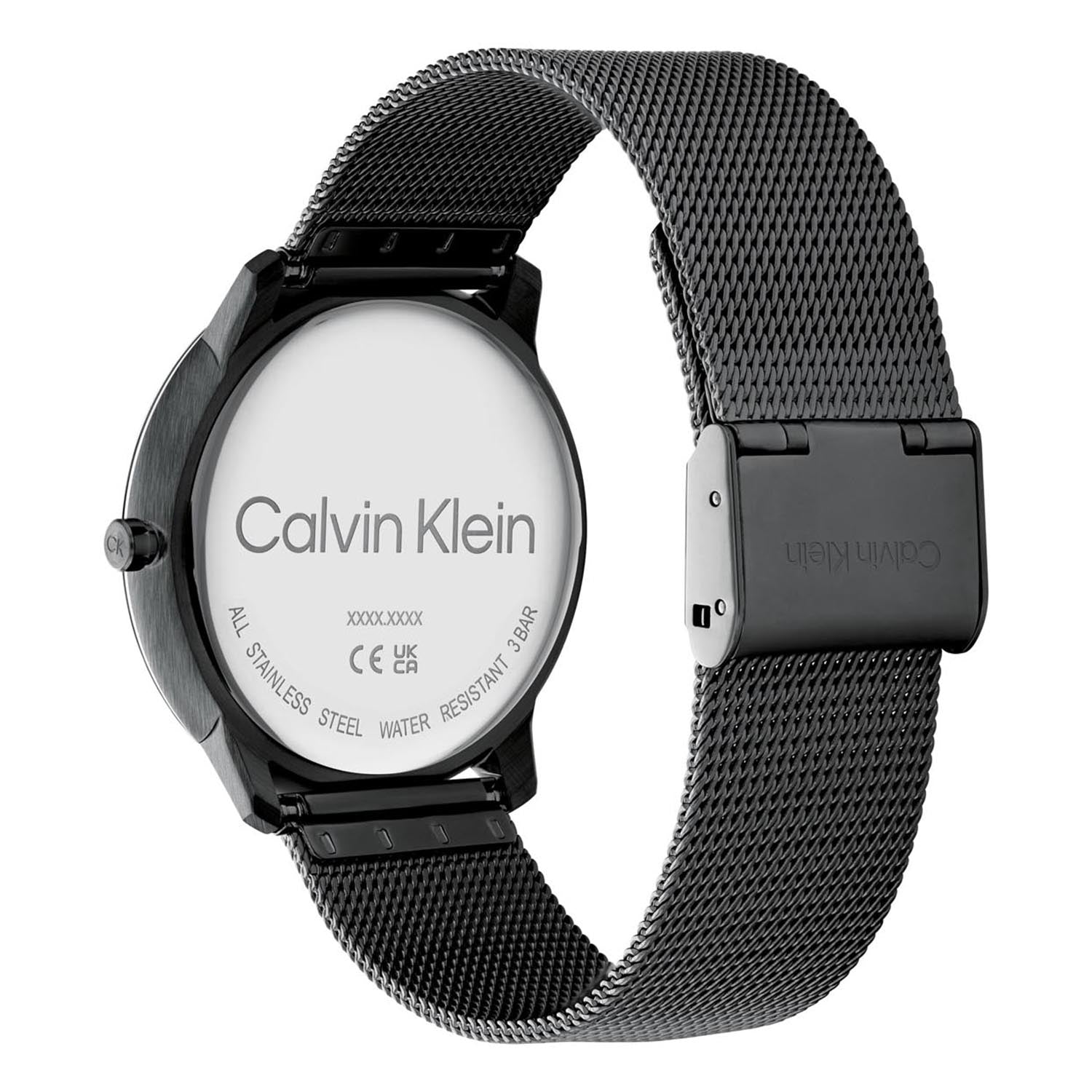 Calvin Klein CK ICONIC 40 mm Black Dial Unisex Watch 25200028