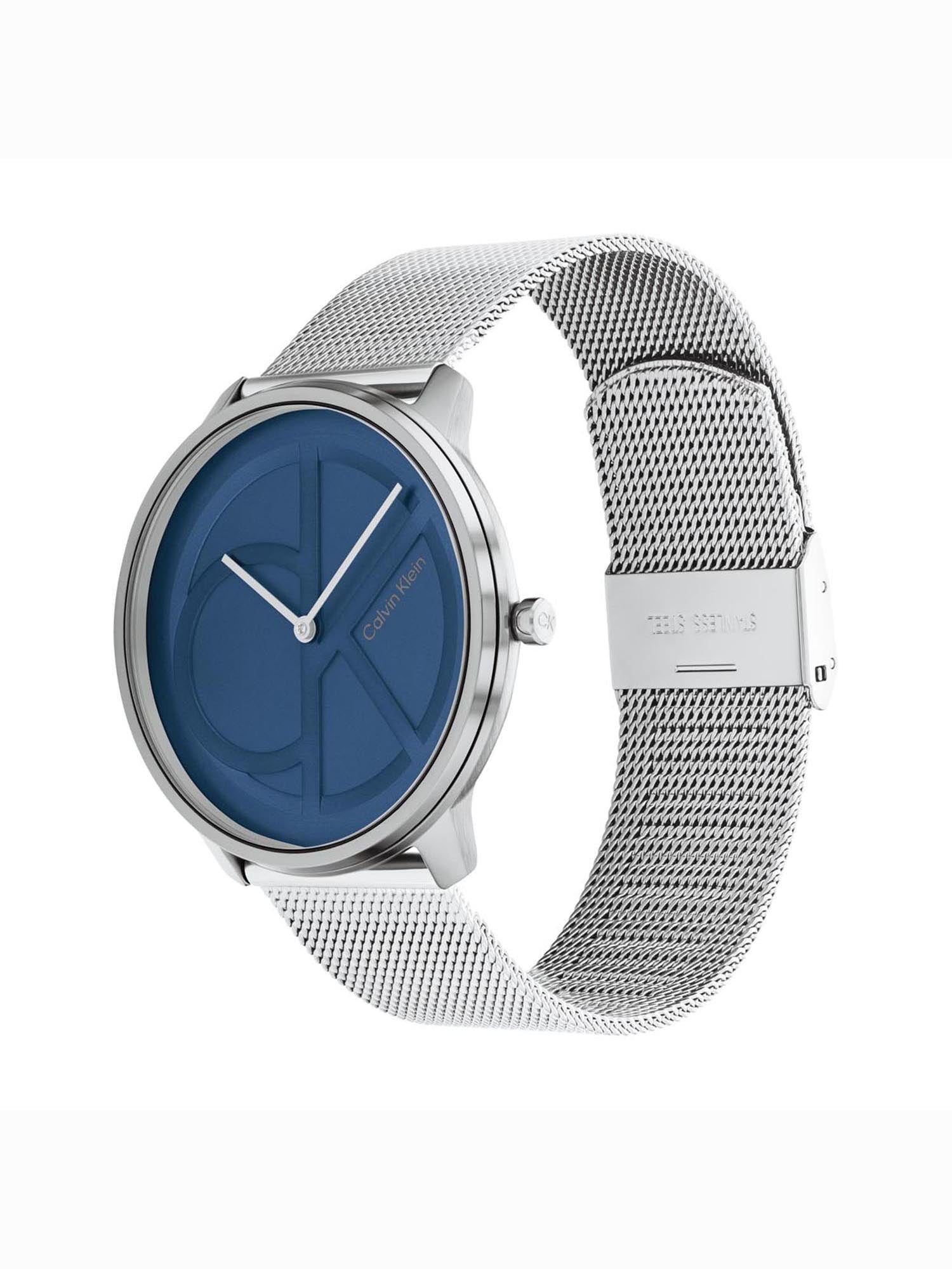 Calvin Klein CK ICONIC 40 mm Blue Dial Unisex Watch 25200031