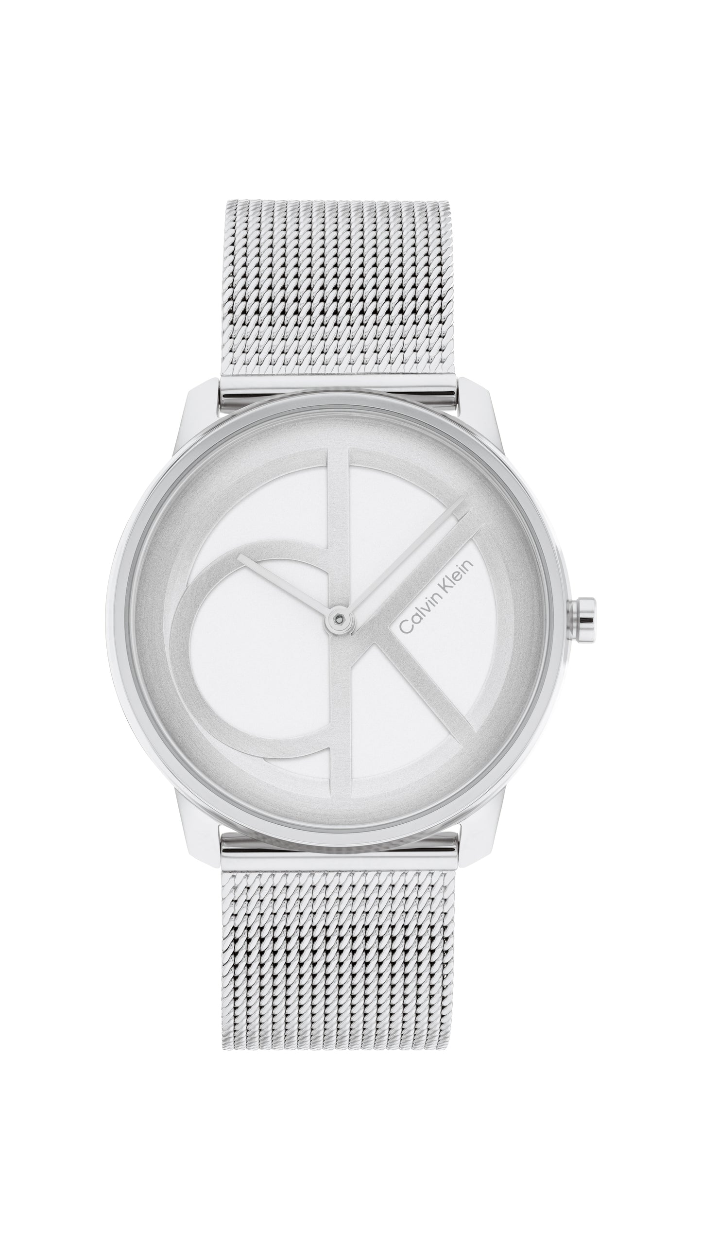 Calvin Klein CK ICONIC 35 mm Silver Dial Unisex Watch-  25200032