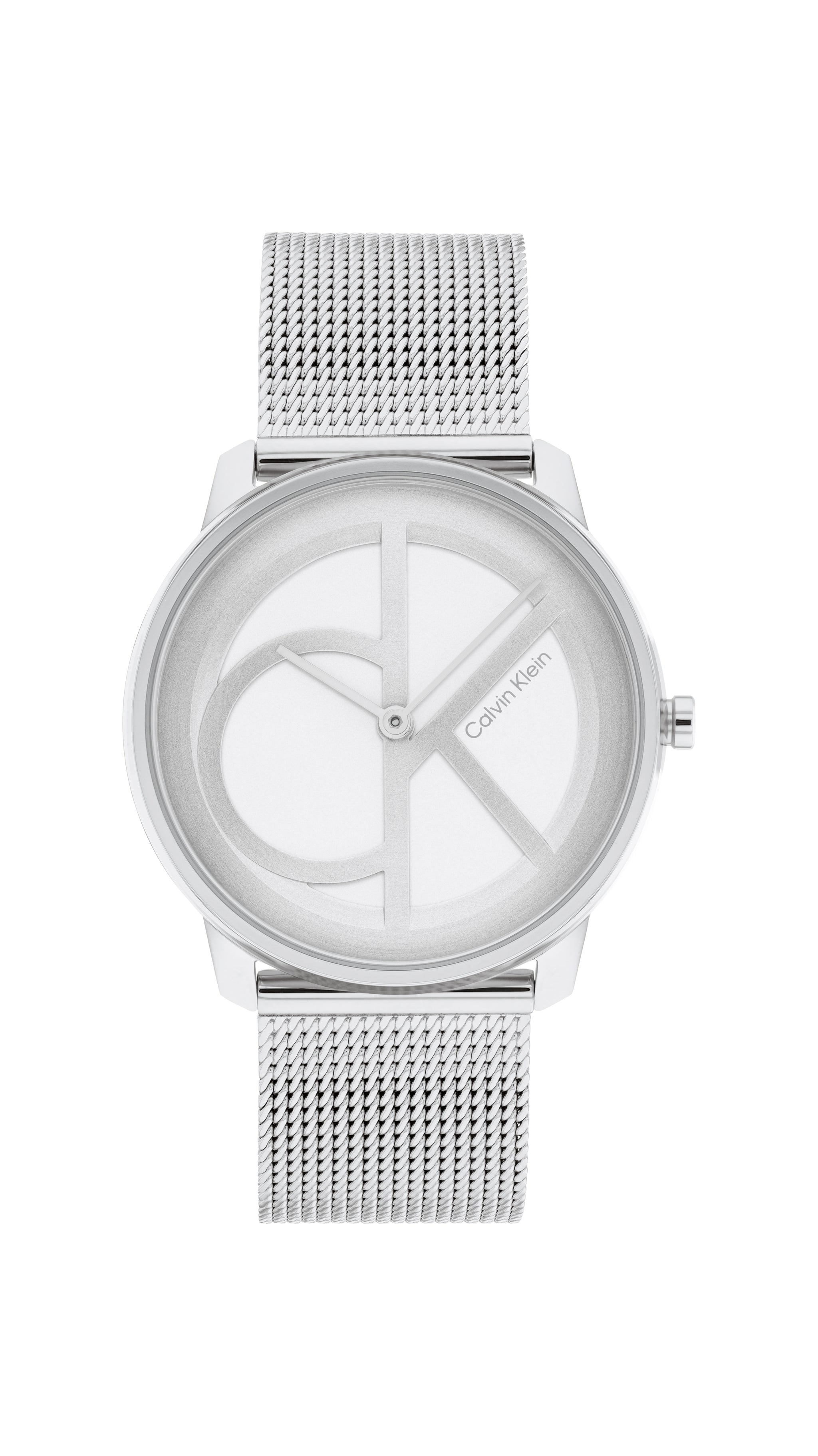 Calvin Klein CK ICONIC 35 mm Silver Dial Unisex Watch 25200032