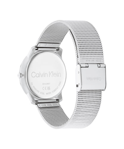 Calvin Klein CK ICONIC 35 mm Silver Dial Unisex Watch-  25200032