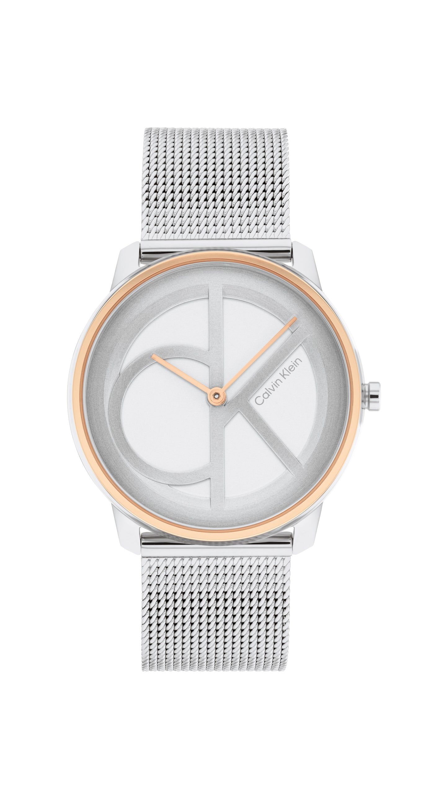 Calvin Klein CK ICONIC 35 mm Silver Dial Unisex Watch 25200033
