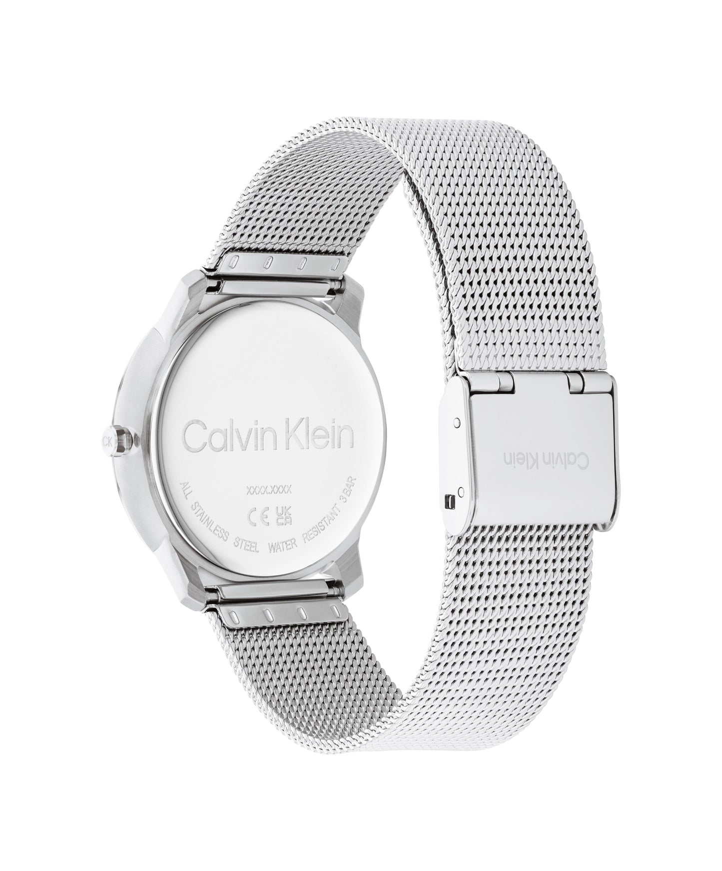 Calvin Klein CK ICONIC 35 mm Silver Dial Unisex Watch 25200033