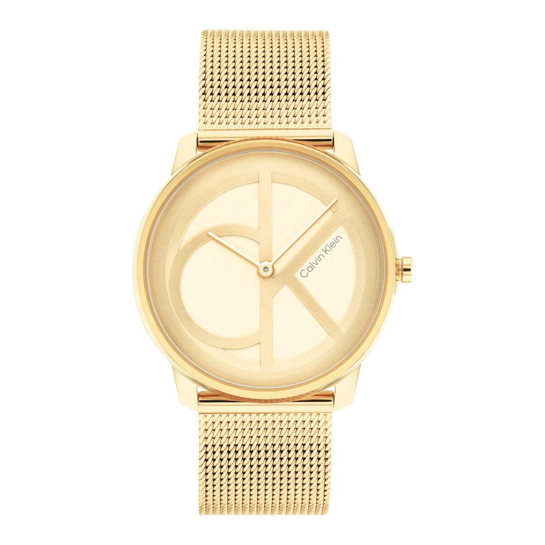 Calvin Klein Iconic Light Champagne 35 mm Dial Unisex Watch 25200034