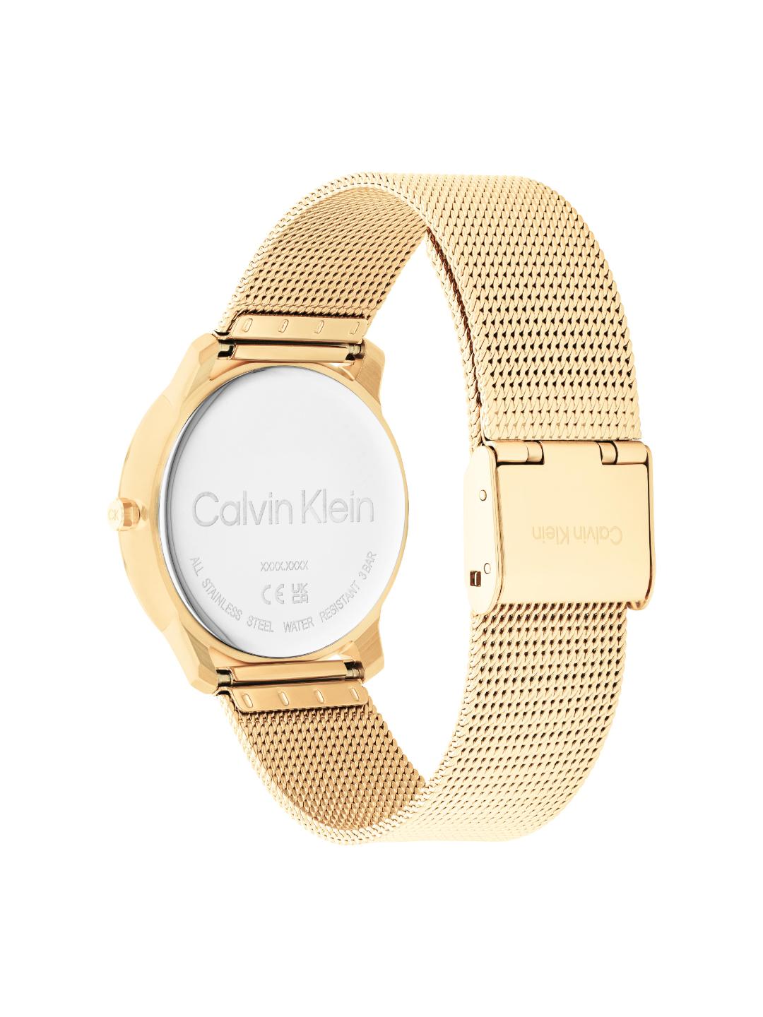 Calvin Klein Iconic Light Champagne 35 mm Dial Unisex Watch 25200034
