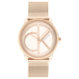 Calvin Klein CK ICONIC 35 mm Gold Dial Unisex Watch 25200035