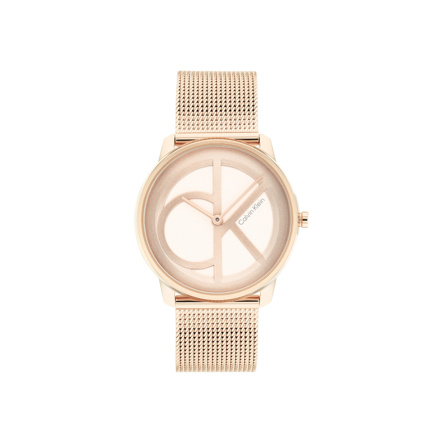 Calvin Klein CK ICONIC 35 mm Gold Dial Unisex Watch-  25200035
