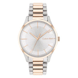 Calvin Klein CK ICONIC 35 mm Silver Dial Unisex Watch 25200044