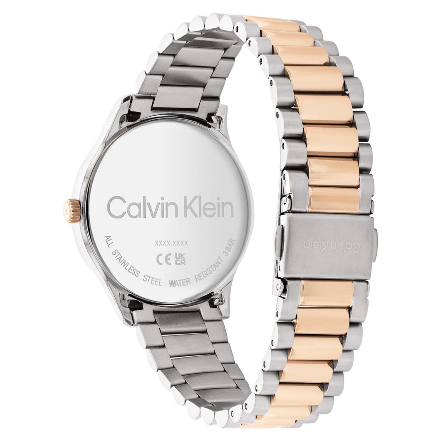 Calvin Klein CK ICONIC 35 mm Silver Dial Unisex Watch 25200044