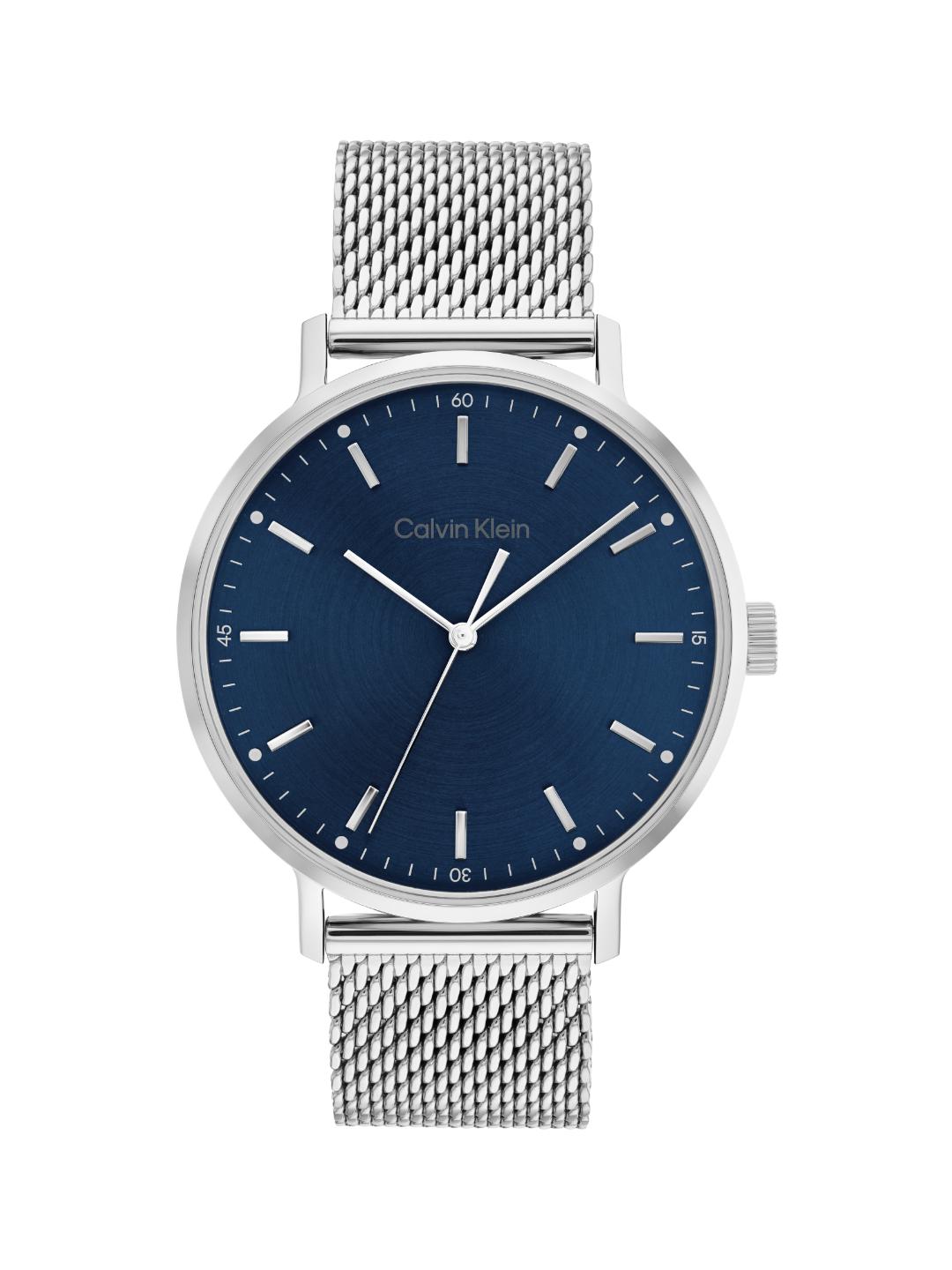 Calvin Klein Modern Mesh Blue 42 mm Dial Men Analog Watch 25200045