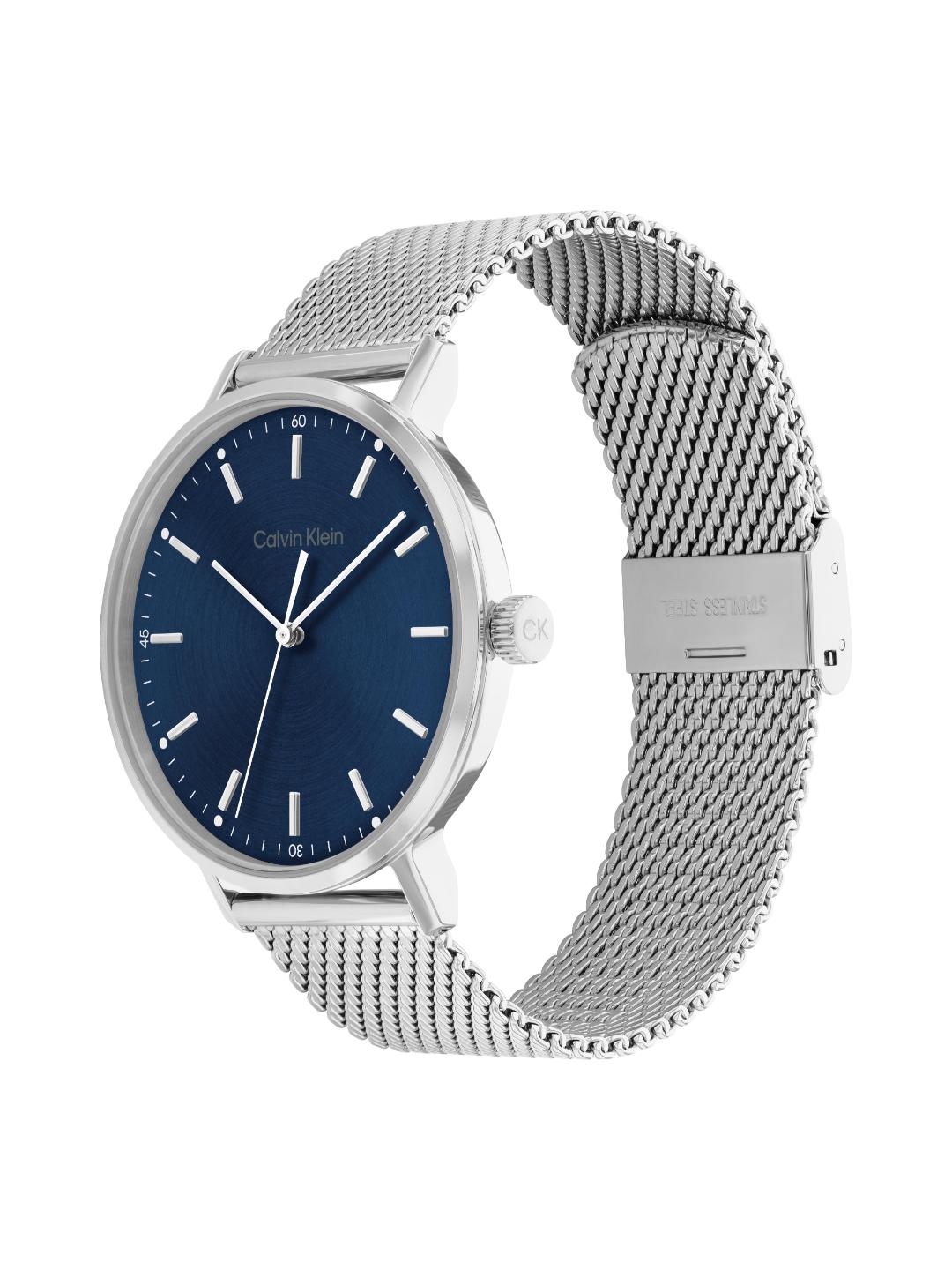 Calvin Klein Modern Mesh Blue 42 mm Dial Men Analog Watch 25200045