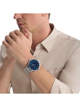 Calvin Klein Modern Mesh Blue 42 mm Dial Men Analog Watch 25200045