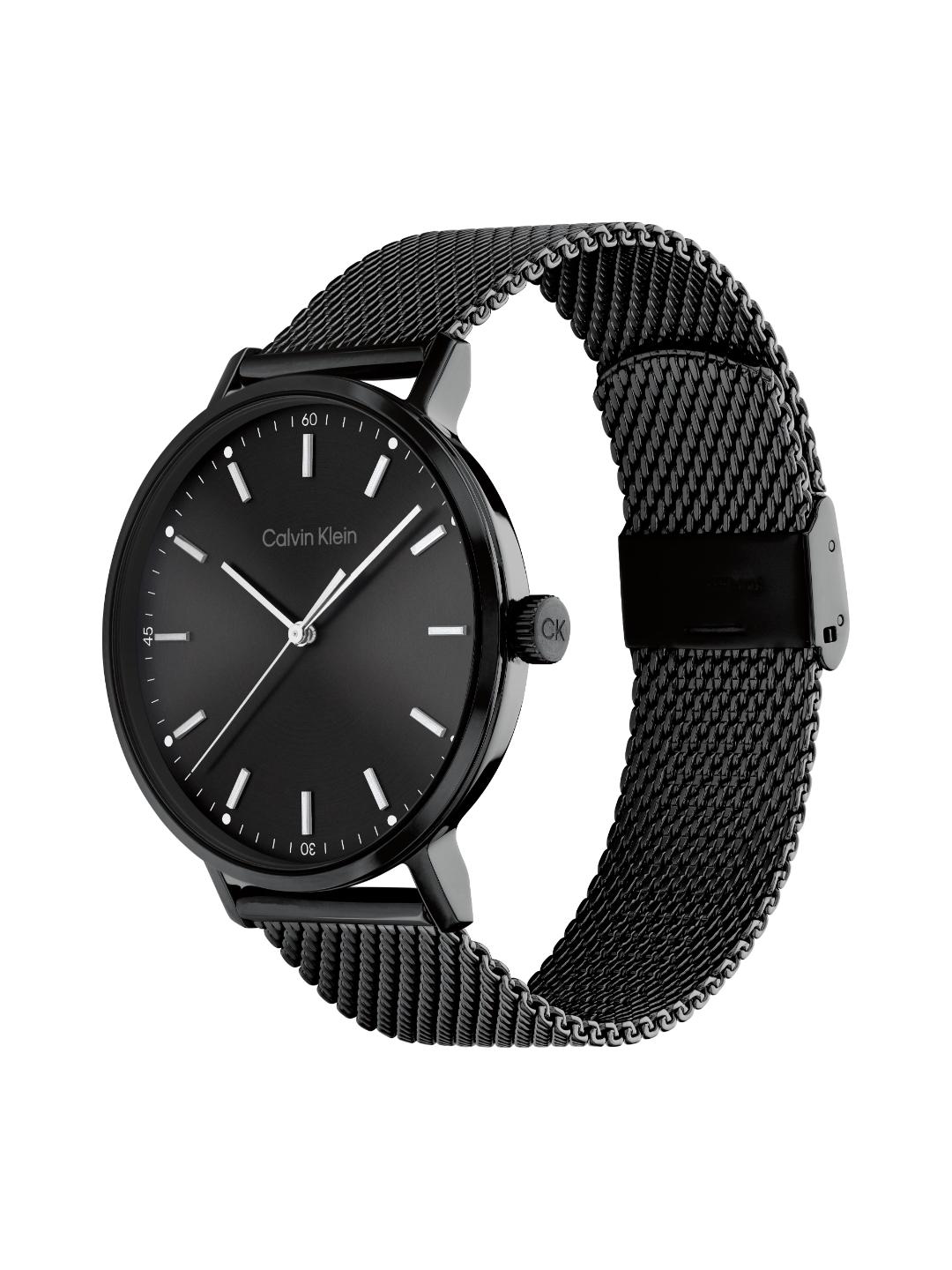Calvin Klein Modern Mesh Black 42 mm Dial Men Analog Watch 25200046