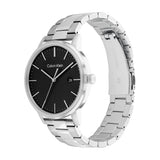 Calvin Klein LINKED BRACELET FOR HIM 43 mm Black Dial Men Analog Watch 25200053