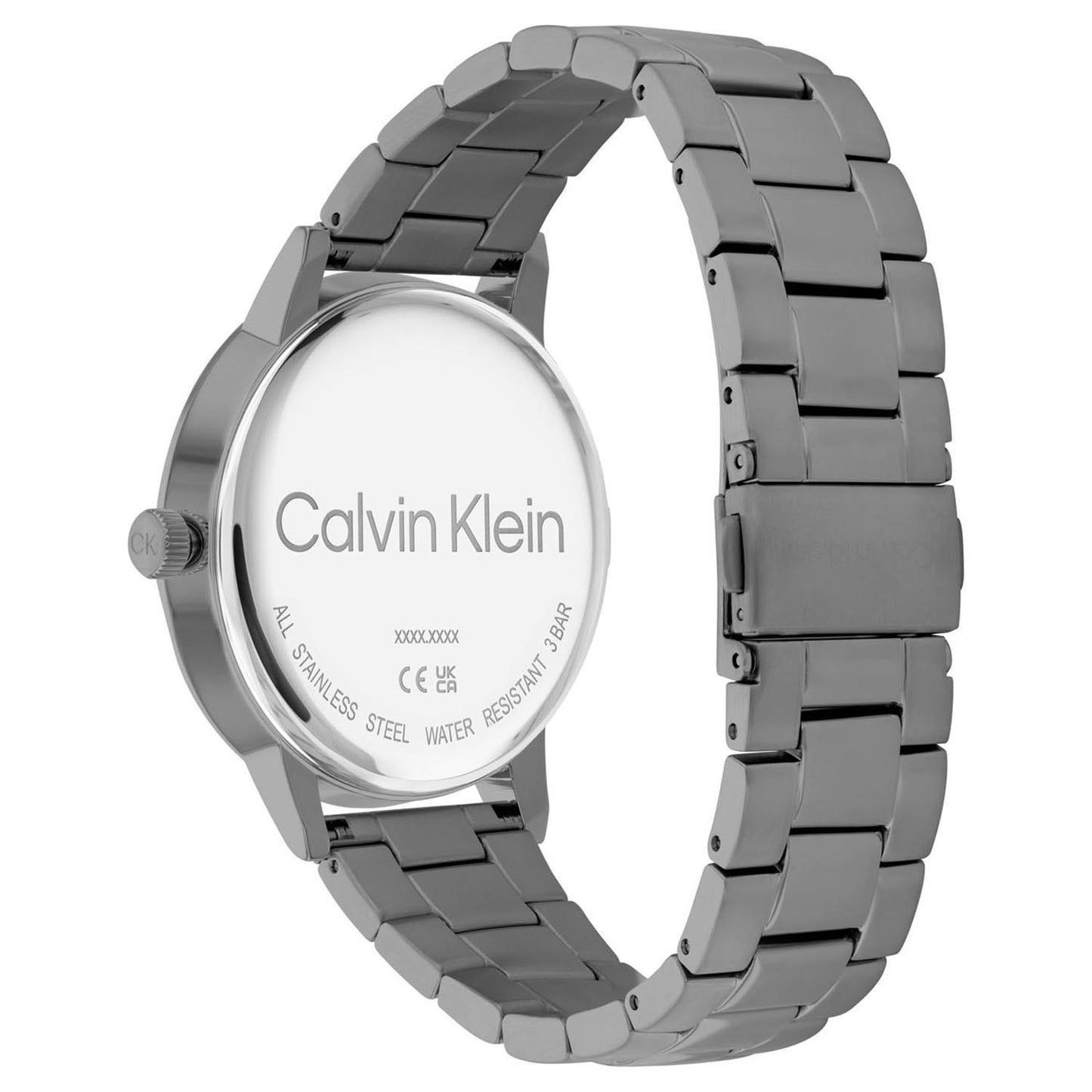 Calvin Klein LINKED BRACELET FOR HIM 43 mm Grey Dial Men Watch-  25200054
