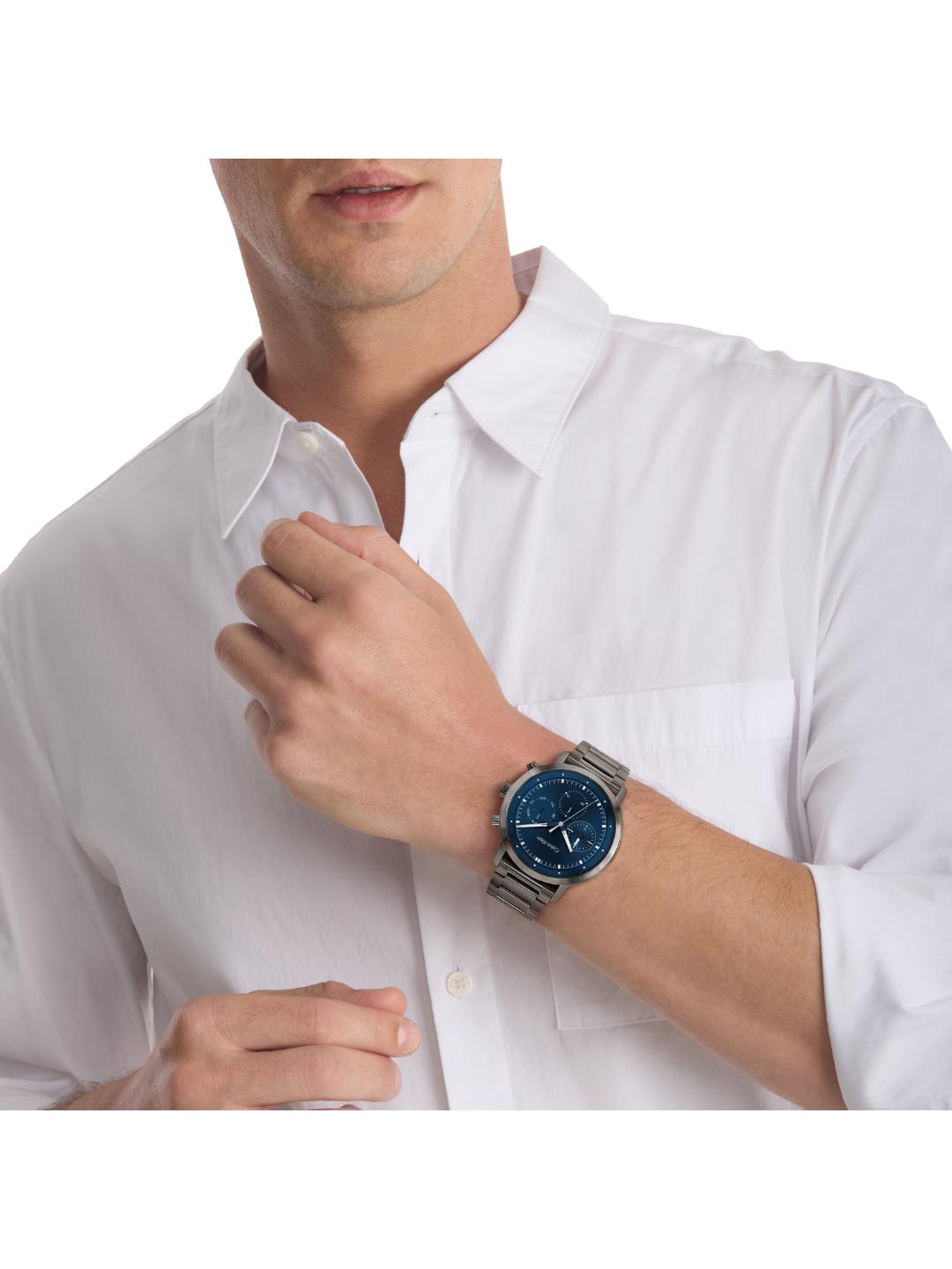 Calvin Klein Gauge Chrono Blue 44 mm Dial Men Watch 25200063