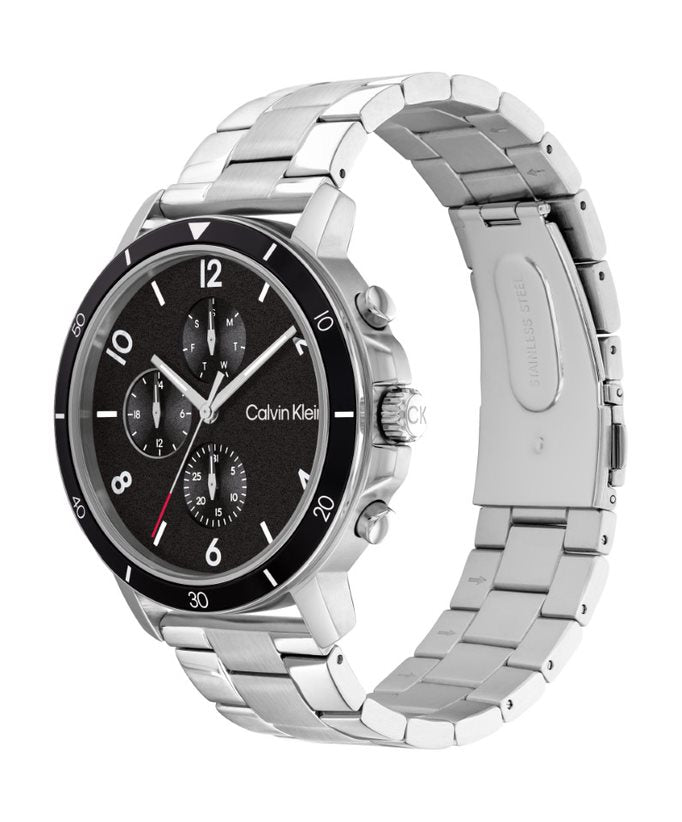 Calvin Klein GAUGE SPORT 46 mm Black Dial Men Watch 25200067