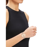 Calvin Klein TIMELESS MESH MF 38 mm Gold Dial Women Watch 25200102