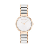 Calvin Klein MINIMALISTIC T BAR 28 mm Silver Dial Women Watch 25200139