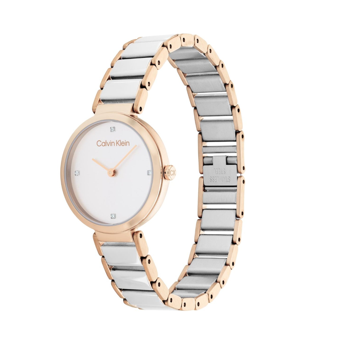 Calvin Klein MINIMALISTIC T BAR 28 mm Silver Dial Women Watch-  25200139