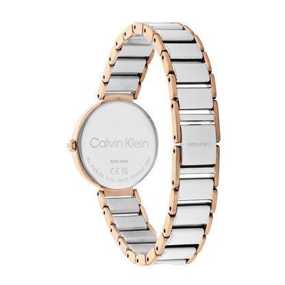Calvin Klein MINIMALISTIC T BAR 28 mm Silver Dial Women Watch-  25200139