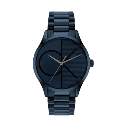 Calvin Klein CK ICONIC 40 mm Blue Dial Unisex Watch-  25200166