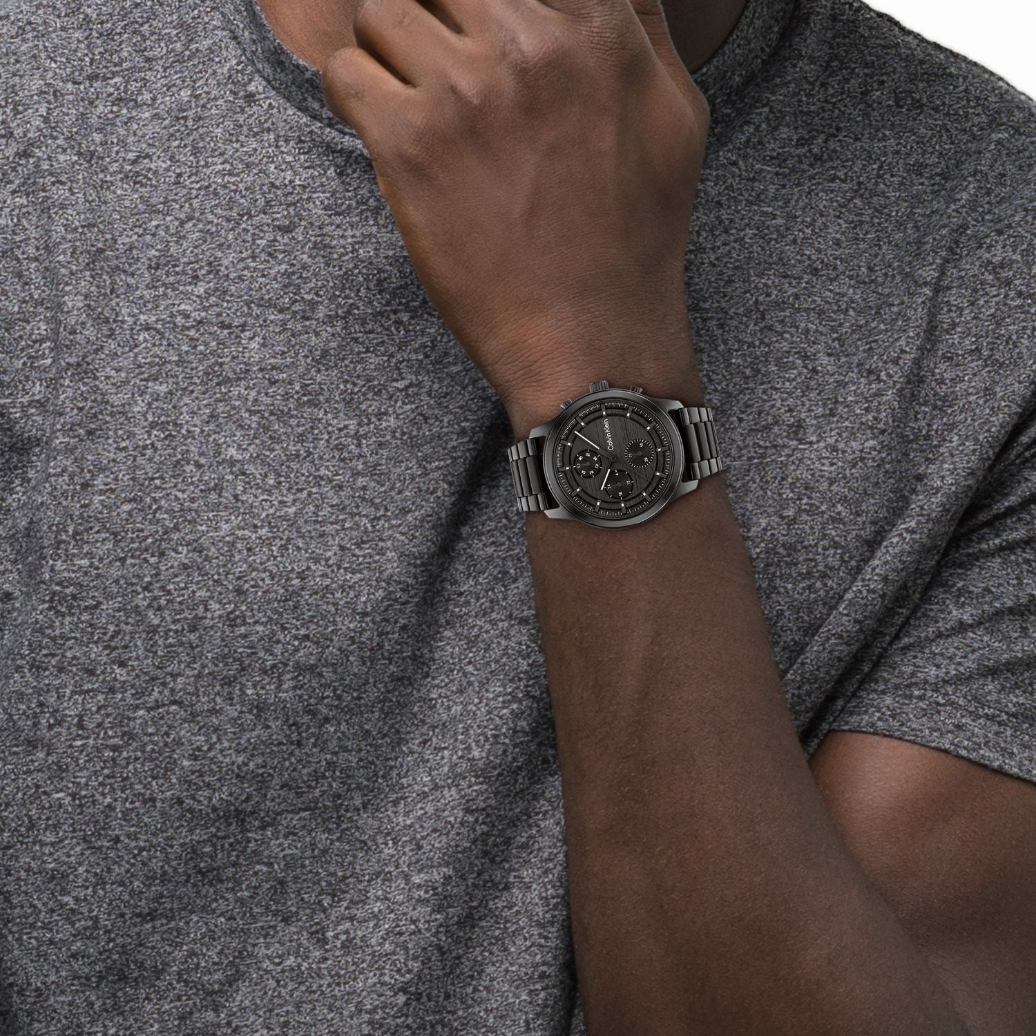 Calvin Klein SPORT MULTI FUNCTION 44 mm Black Dial Men Watch 25200209