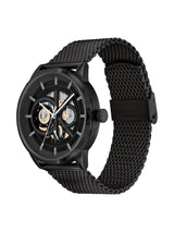 Calvin Klein Modern Skeleton Qtz Multifunction Black Round Dial Men's Watch 25200214